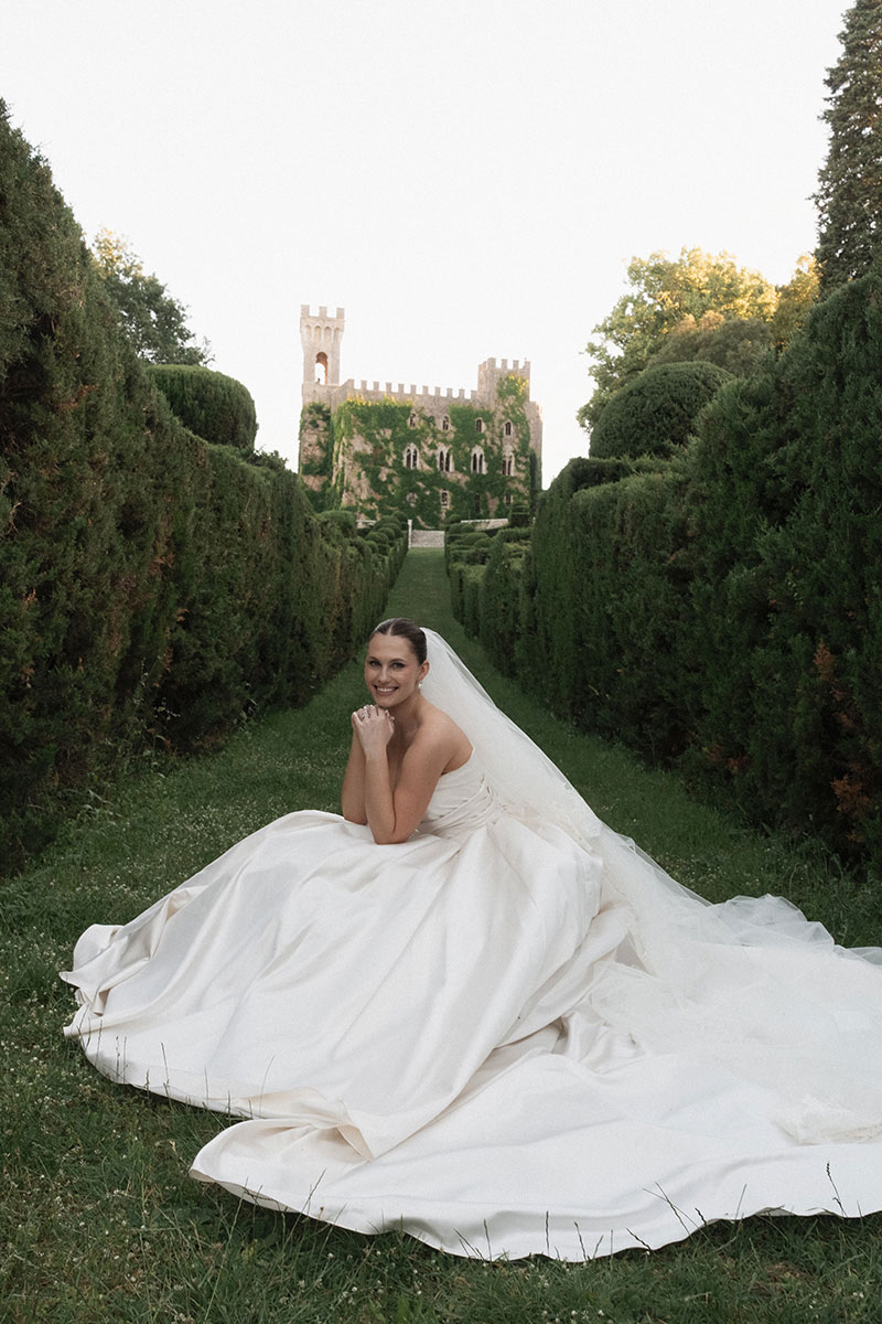 wedding at castello di celsa