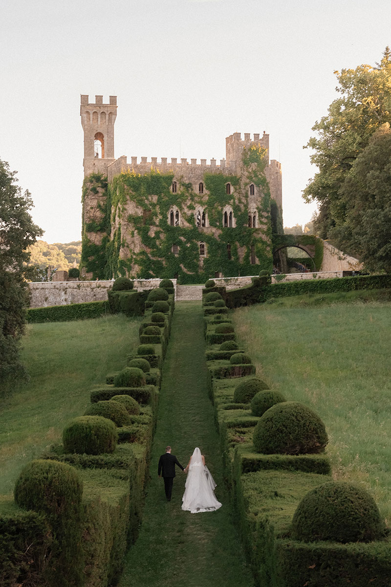 wedding at castello di celsa