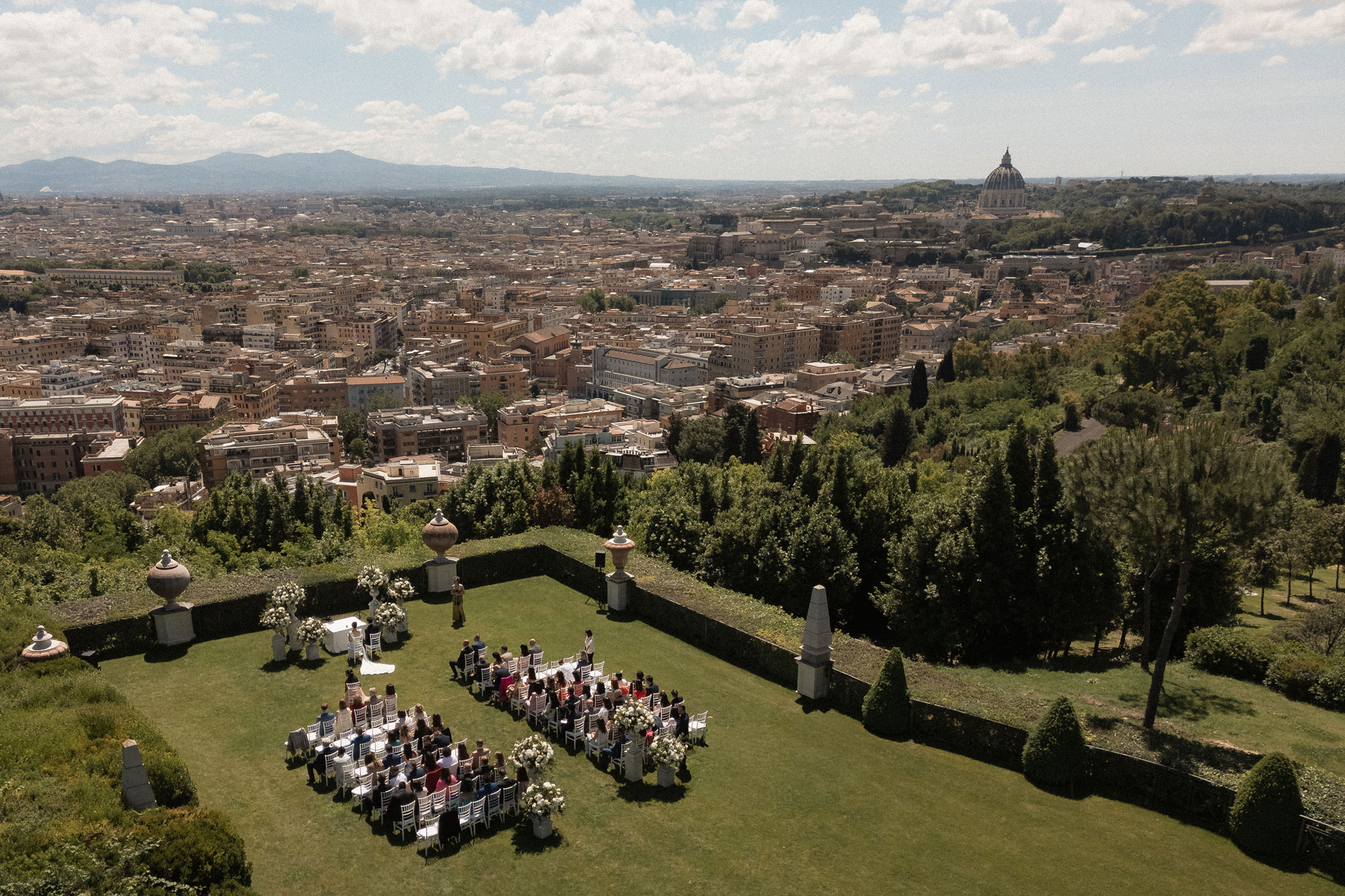 wedding at villa miani