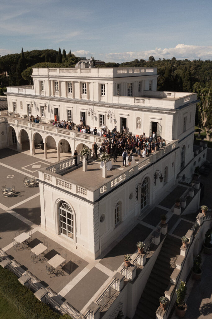 wedding at villa miani