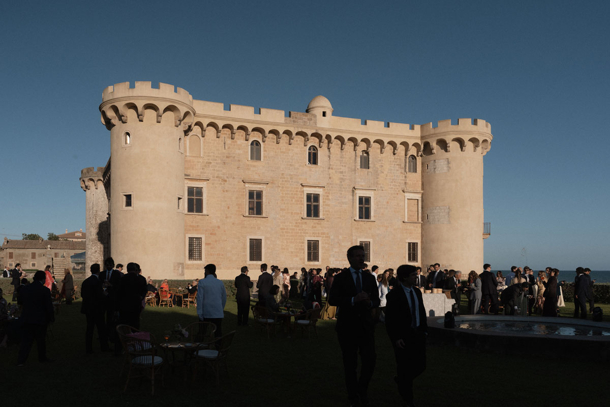 wedding at castello di palo laziale