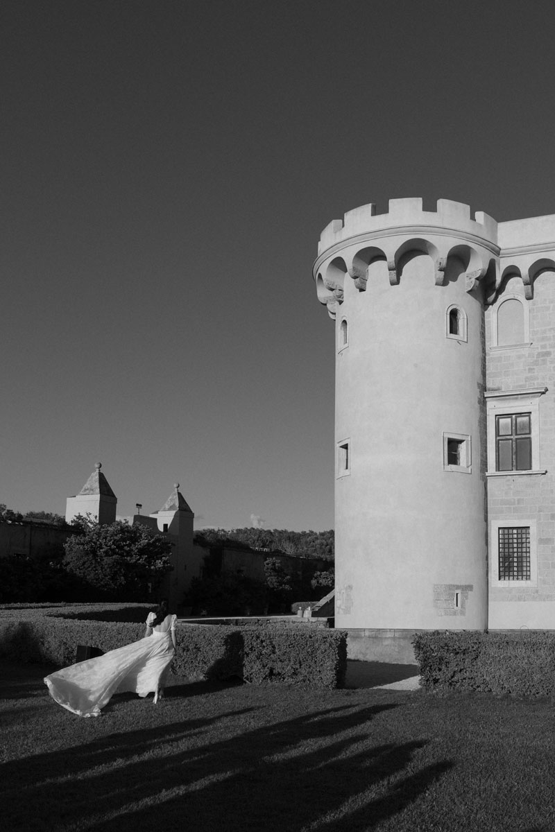 wedding at castello di palo laziale