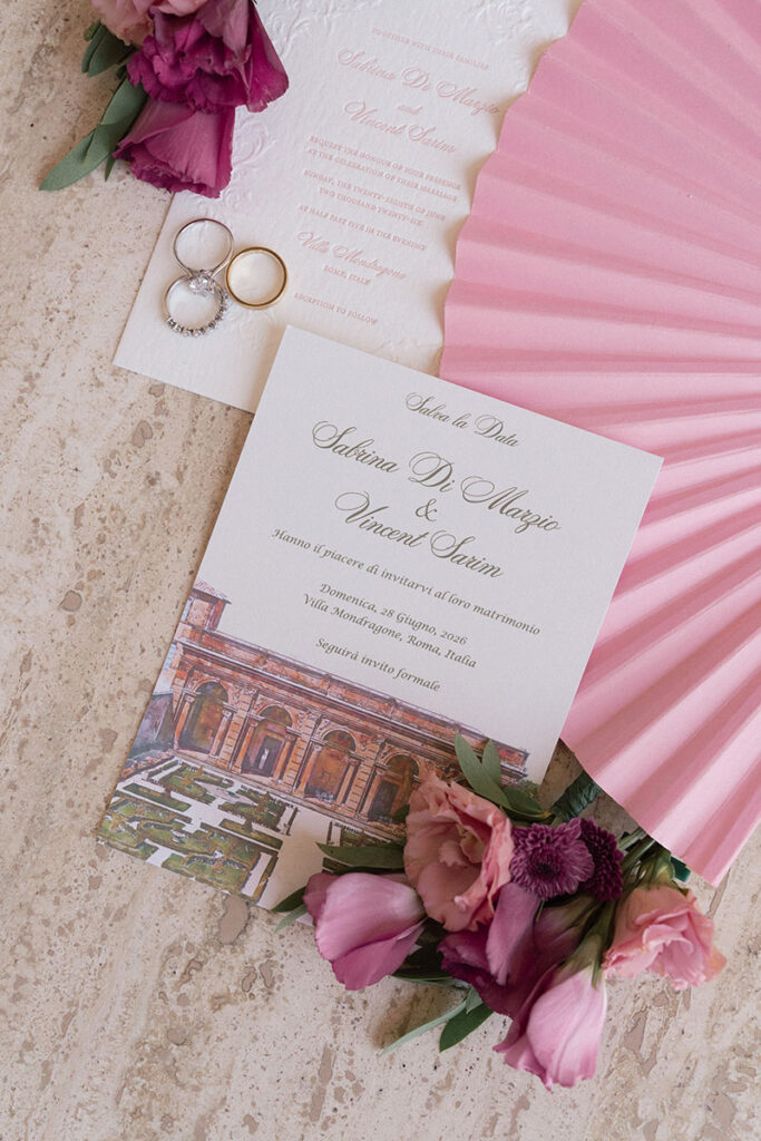 wedding at villa mondragone