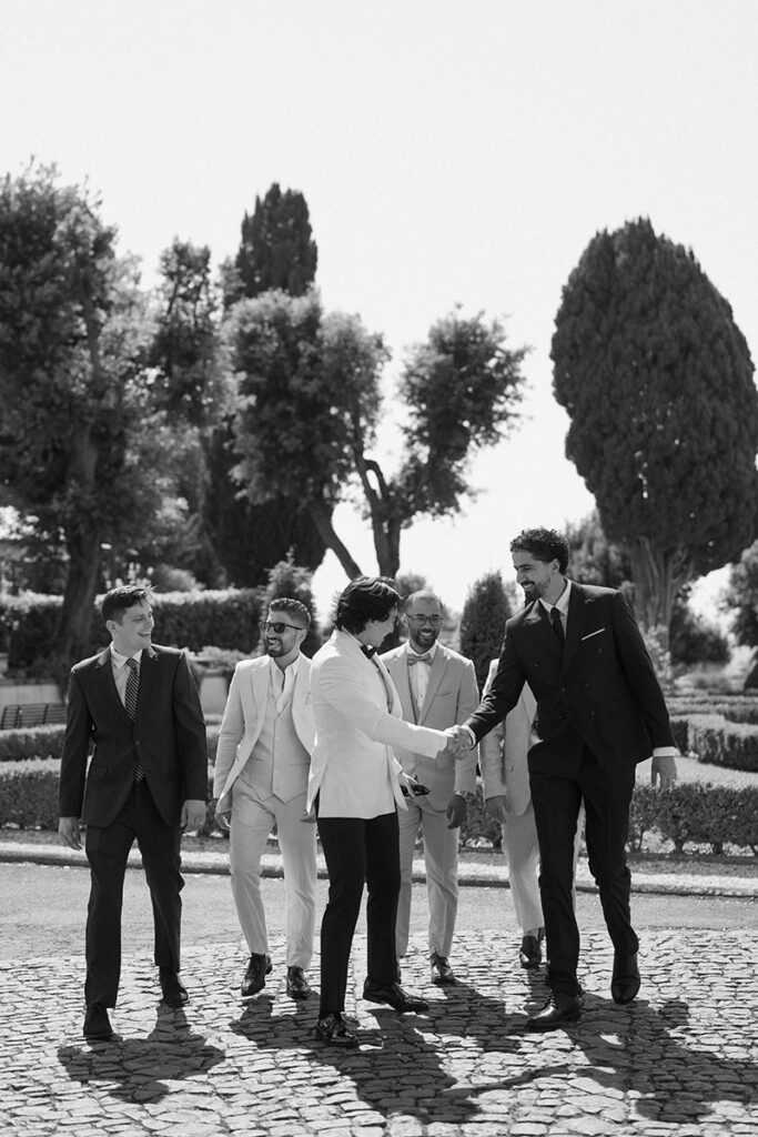 wedding at villa mondragone