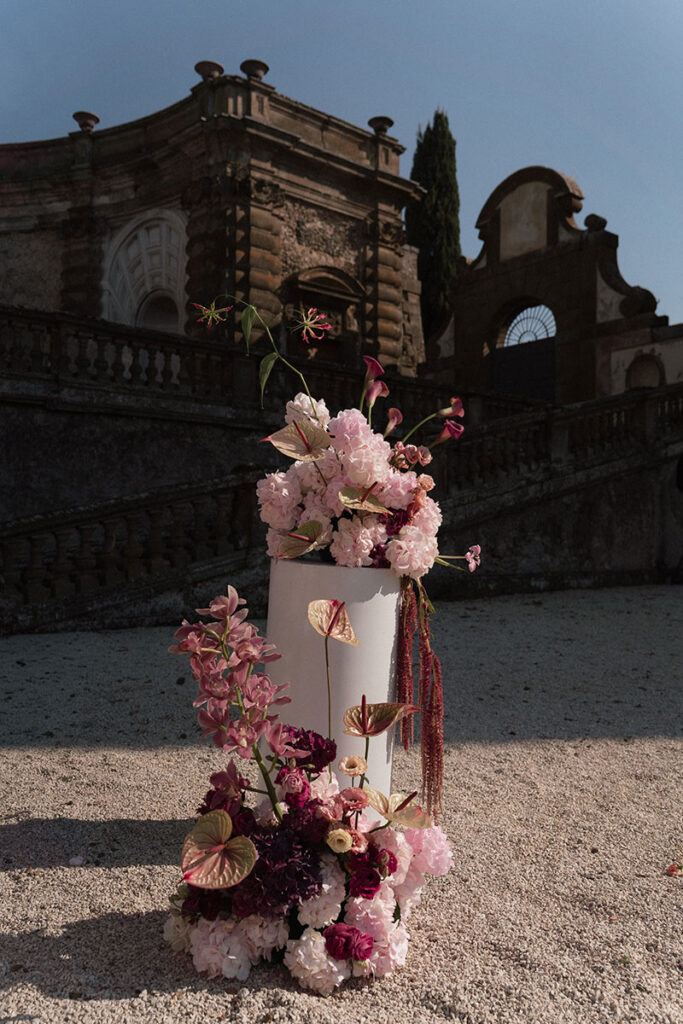 wedding at villa mondragone