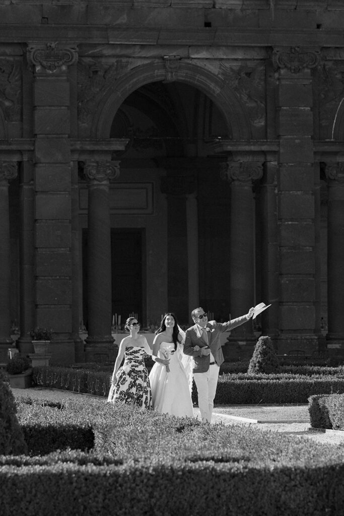 wedding at villa mondragone