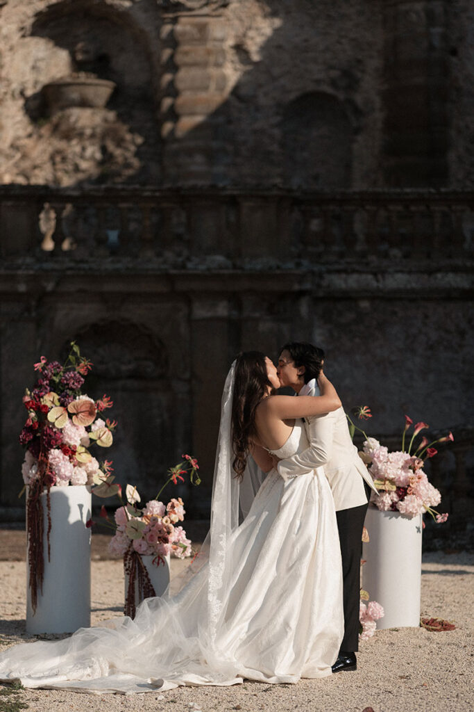 wedding at villa mondragone
