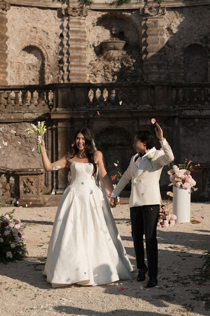 wedding at villa mondragone