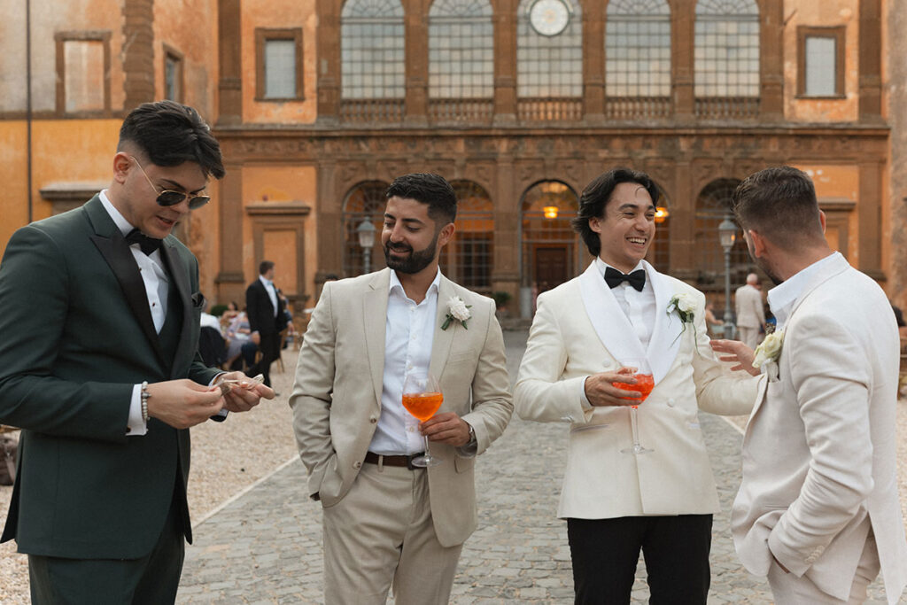 wedding at villa mondragone
