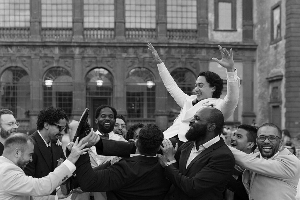 wedding at villa mondragone