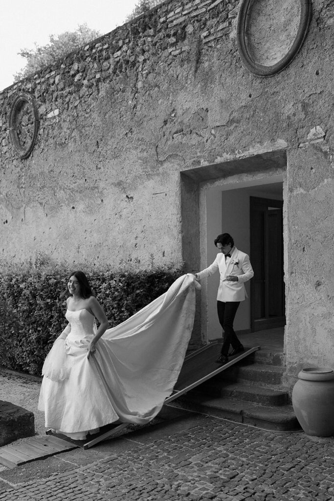 wedding at villa mondragone