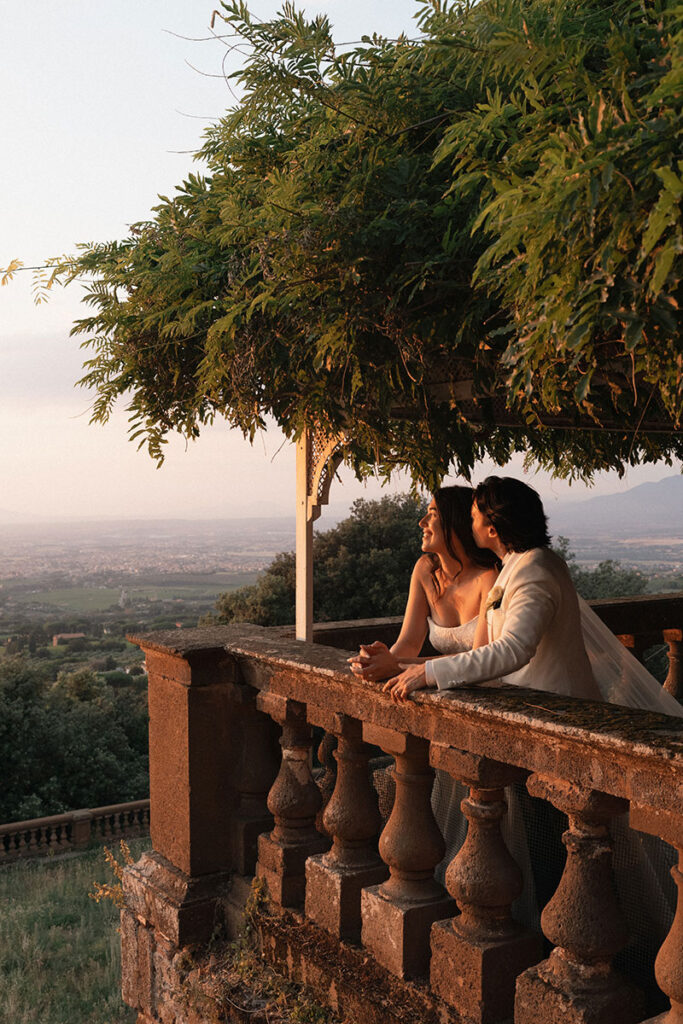 wedding at villa mondragone
