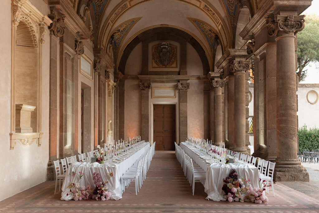 wedding at villa mondragone