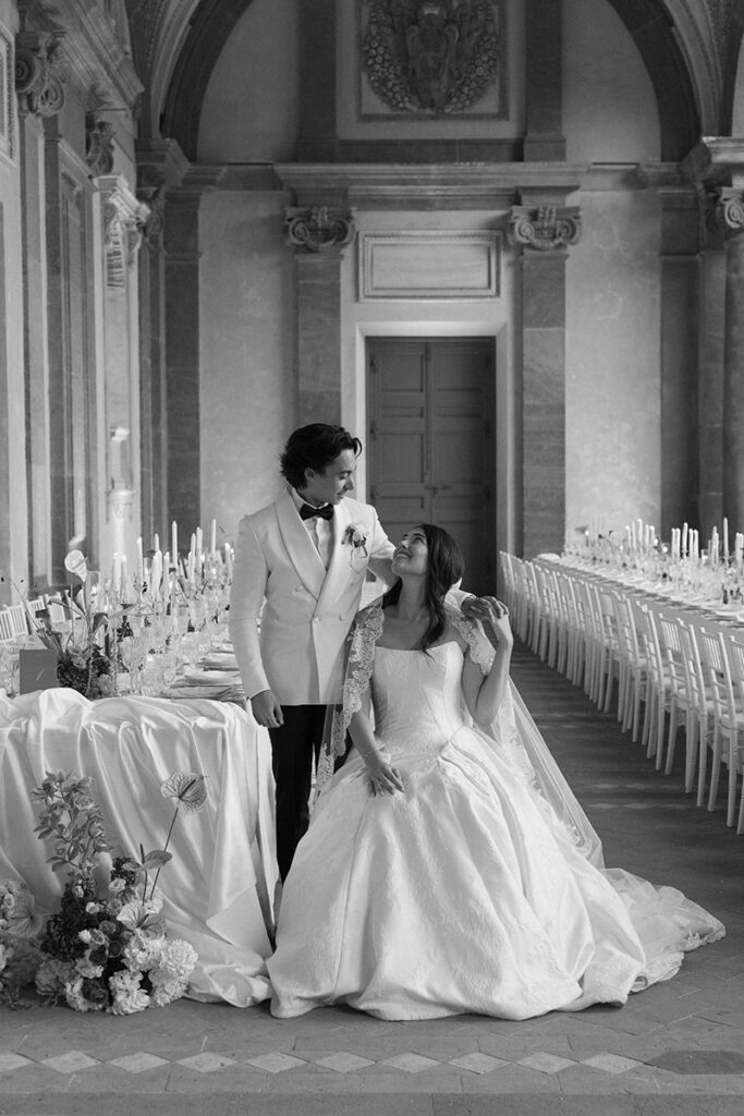 wedding at villa mondragone