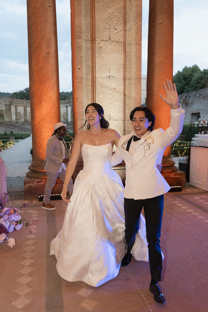 wedding at villa mondragone